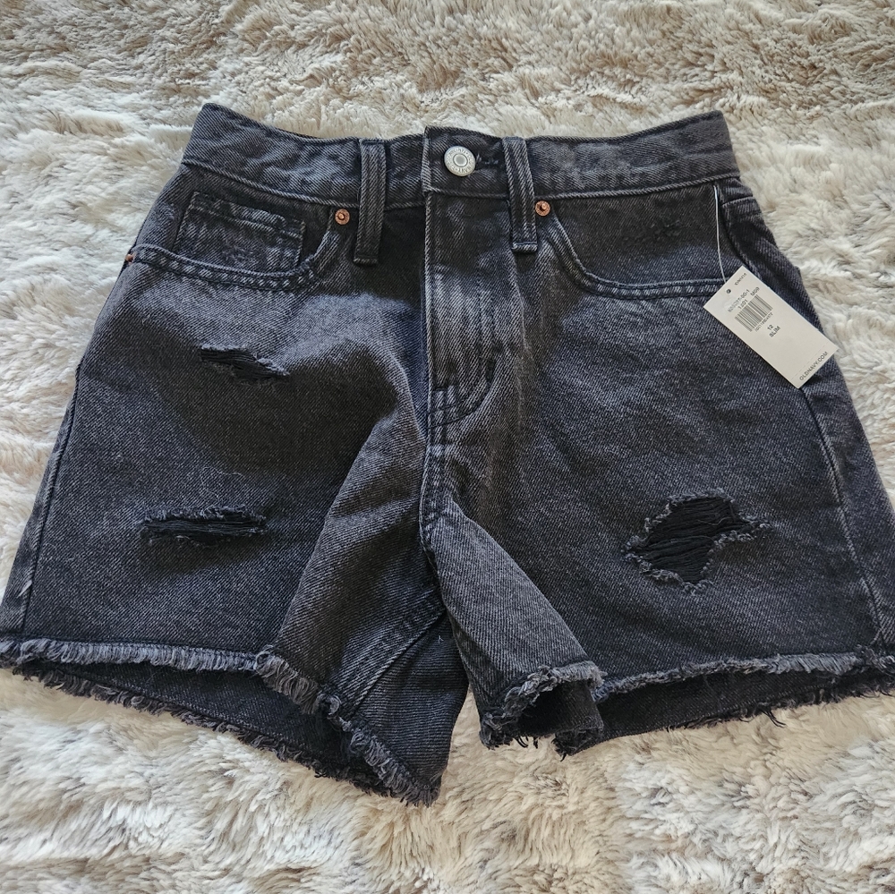 Stylish Black Denim Shorts